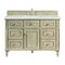 James Martin Vanities 48'' Single Vanity, Whitewashed Oak w/ 3 CM Lime Delight Quartz Top 424-V48-WWO-3LDL - alternate 1